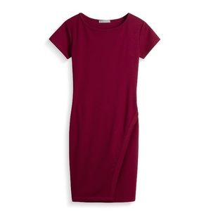Burgundy Zola Knit Dress